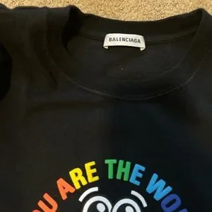 Balenciaga | Tops | Balenciaga You Are The World Tshirt